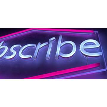 FireFly Home and Décor Designer Neon LED Signage Wall Light Hanging Decoration for Kids Room, Livin...