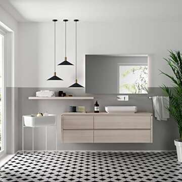 KCO Lighting Farmhouse Matte Black Barn Pendant Light 1-Light Mid Century Dome Pendant Lighting Industrial Cone Hanging Light Single Kitchen Island Light Fixture for Dining Room (Black)