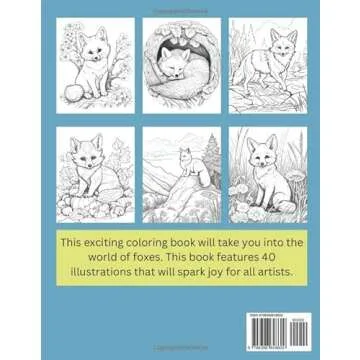 Fox Coloring Book for Kids: Creative Gift Idea