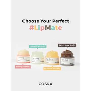 COSRX Lip Care Balm for Dry Chapped Lips, Enriched with Shea Butter, Sleeping Mask, Korean Skin Care, Animal Testing-Free, Artificial Fragrance-Free, Parabens-Free (Lip Scrub)
