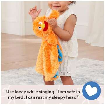 Ms. Rachel Official Herbie Huggable Lovey, Double Sided, Machine Washable Security Blankets for Babies Ages 3 Months to 1+