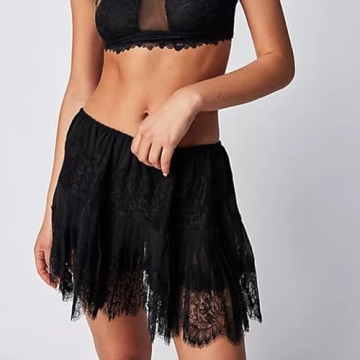Trendy Y2K Lace Mini Skirt for Fashionable Women