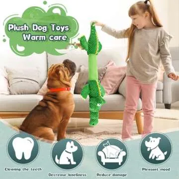 WOWBALA Dog Toys for Aggressive Chewers - Interactive & Durable