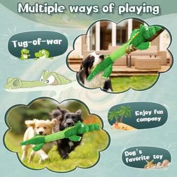 WOWBALA Dog Toys for Aggressive Chewers - Interactive & Durable