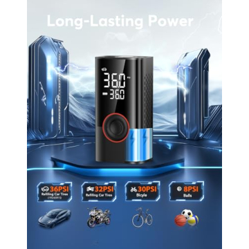 KIAIR Tire Inflator Portable Air Compressor for Cars