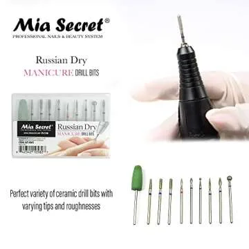 MIA SECRET PROFESSIONAL RUSSIAN DRY Manicure Drill Bit Set: The Ultimate Nail Care Solution