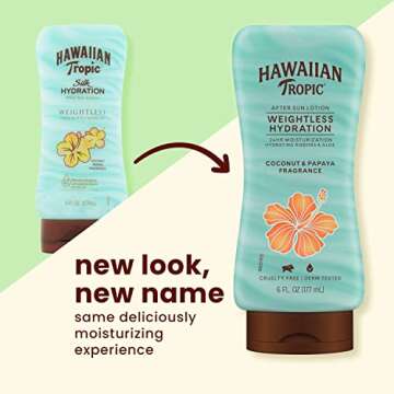 Hawaiian Tropic Weightless Hydration After Sun Lotion with Aloe, 6oz | Hawaiian Tropic Lotion, Moisturizing Lotion, After Sun Care, After Sun Moisturizer, Hydrating Lotion, 6oz
