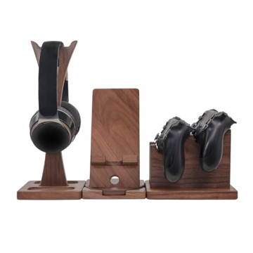 Gamer Gifts for Men, Adjustable Controller Organizer with Headphone Holder and Rotating Phone Stand ...