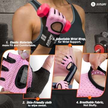 SIMARI Workout Gloves for All Fitness Enthusiasts