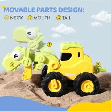Wdebay Dinosaur Trucks - Perfect Gifts for Toddlers