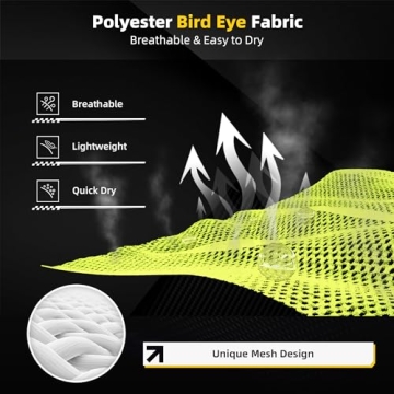 SHORFUNE High Visibility Safety Vest for Men & Women