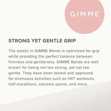 Gimme Beauty - Extra Fine Hair Ties - Blondie - Seamless, No Break Microfiber Elastic Hair Ties - Firm Yet Gentle Hair Accessories with All Day Hold + No Snagging, Dents, or Breakage (12 Count)