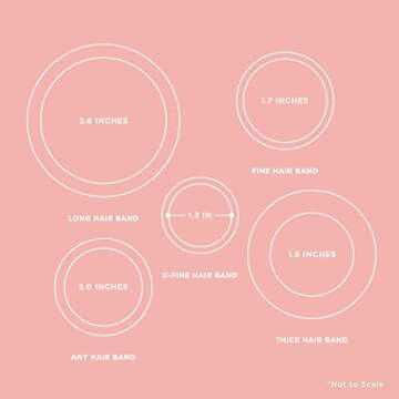 Gimme Beauty - Extra Fine Hair Ties - Blondie - Seamless, No Break Microfiber Elastic Hair Ties - Firm Yet Gentle Hair Accessories with All Day Hold + No Snagging, Dents, or Breakage (12 Count)