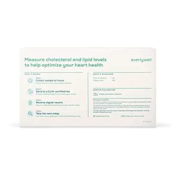 Everlywell Cholesterol Test Kit - Accurate At-Home Results