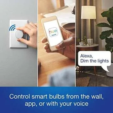 Effortless Lutron Aurora Smart Bulb Dimmer Switch for Hue