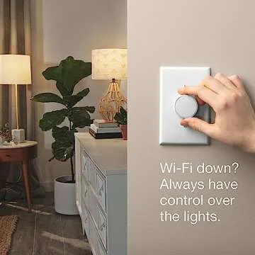Effortless Lutron Aurora Smart Bulb Dimmer Switch for Hue