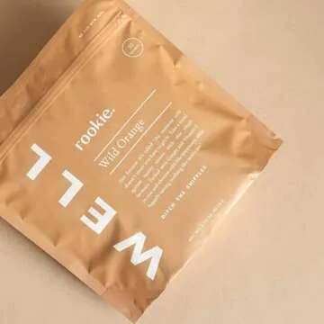 Rookie Wellness Well Vegan Immune Support Packets – 1000 mg Vitamin C and Ginger, Sugar-Free