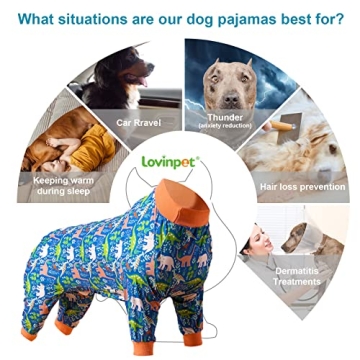 LovinPet Dog Pajamas for Recovery and Comfort