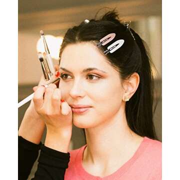 No Crease Hair Clips, 60 Pcs 2.3in Duck Billed Clips for Hair Sectioning and Styling (6 Colors)