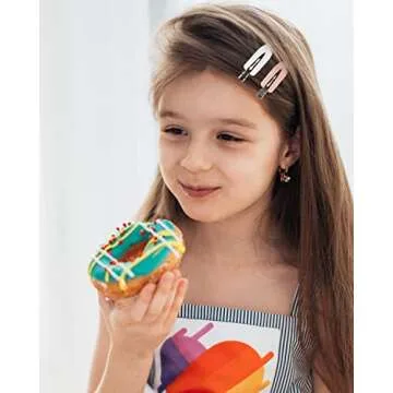 No Crease Hair Clips, 60 Pcs 2.3in Duck Billed Clips for Hair Sectioning and Styling (6 Colors)