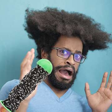 NUOBESTY Snake Cans Jump Spring Snake Toy Prank Jokes in A Can Toy Sweet Candy Can Snake Trick Toy f...