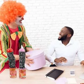 NUOBESTY Snake Cans Jump Spring Snake Toy Prank Jokes in A Can Toy Sweet Candy Can Snake Trick Toy for Halloween Carnival Party Supplies 3pcs