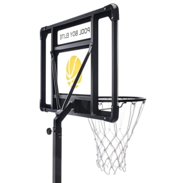 Pool Boy Sports Pool Basketball Hoop with 3 Balls & Pump