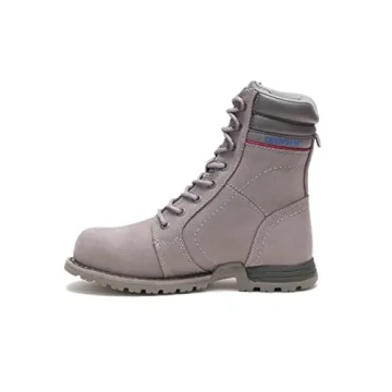 Cat Footwear Women's Echo Waterproof Steel Toe Boot - Frost Grey Size 7.5