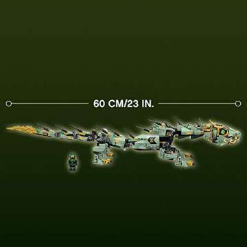 LEGO NINJAGO Movie Green Ninja Mech Dragon 70612 Ninja Toy with Dragon Figurine Building Kit (544 Pieces)