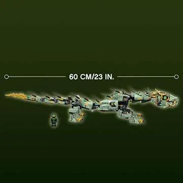 LEGO NINJAGO Movie Green Ninja Mech Dragon 70612 Ninja Toy with Dragon Figurine Building Kit (544 Pieces)