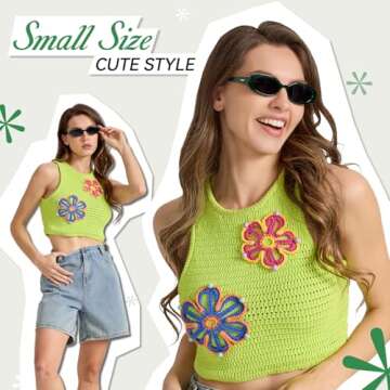 mosanana Retro Oval Sunglasses for Women 90s Small Trendy Fashion Vintage Narrow Tiny Cute Skinny Sun Glasses for Small Face Green MS52360