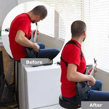 CAYATCH Back Brace Posture Corrector for Men & Women. FSA/HSA Approved. 80 Posture Exercise Videos Included. Perfect Fit with Dual Adjustment System for Back Pain Relief (One Size Fits Most)