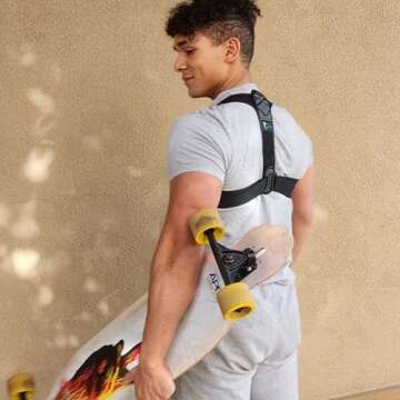 CAYATCH Back Brace Posture Corrector for Men & Women. FSA/HSA Approved. 80 Posture Exercise Videos Included. Perfect Fit with Dual Adjustment System for Back Pain Relief (One Size Fits Most)