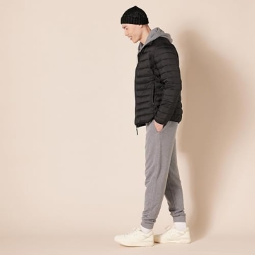 Packable Lightweight Water-Resistant Puffer Jacket for Men