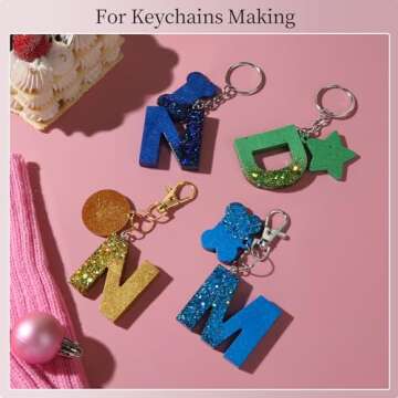 LEOBRO Jump Rings, 968pcs Jewelry Making Supplies, Jump Rings for Jewelry Making, Gold Silver Jump Rings for Charm, Lobster Claw Clasps for Necklace Bracelet Jewelry, Key Chain Rings for Keychain