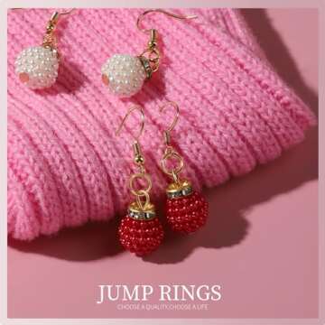 LEOBRO Jump Rings, 968pcs Jewelry Making Supplies, Jump Rings for Jewelry Making, Gold Silver Jump Rings for Charm, Lobster Claw Clasps for Necklace Bracelet Jewelry, Key Chain Rings for Keychain