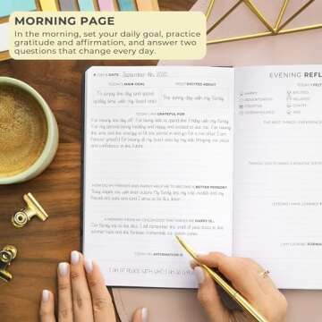 Clever Fox Gratitude Journal – Happiness, Positivity & Affirmation Daily Journal – Inspirational...