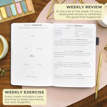 Clever Fox Gratitude Journal – Happiness, Positivity & Affirmation Daily Journal – Inspirational Daily Notebook – 3 Months, A5 (Black)