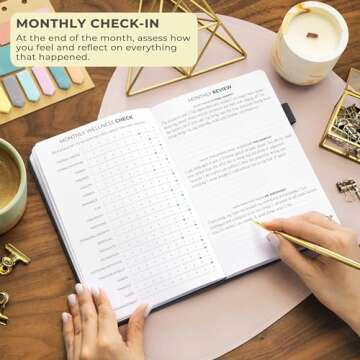 Clever Fox Gratitude Journal – Happiness, Positivity & Affirmation Daily Journal – Inspirational Daily Notebook – 3 Months, A5 (Black)