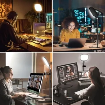 Adjustable Desk Video Conference Light for Streaming