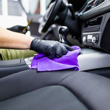 Disposable Black Vinyl Exam Gloves - Latex & Powder Free 100PCS