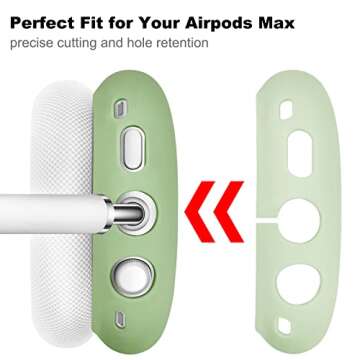 Case for Airpods Max Headphones, Ear Pad Case Cover/Ear Cups Cover/Headband Cover for AirPods Max (U...