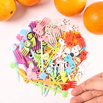 108 Pcs Animal Bento Food Picks for Kids Safe Durable Fun