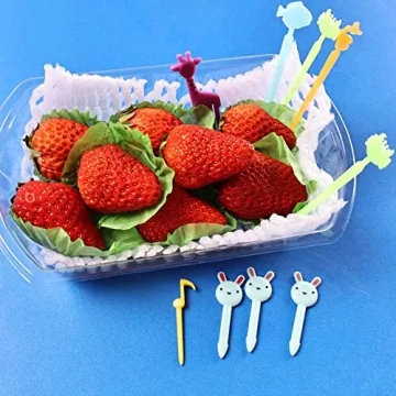 108 Pcs Animal Bento Food Picks for Kids Safe Durable Fun