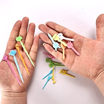 108 Pcs Animal Bento Food Picks for Kids Safe Durable Fun