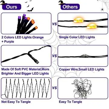 6 Ft Black Tinsel Tree with LED Lights and Remote Control