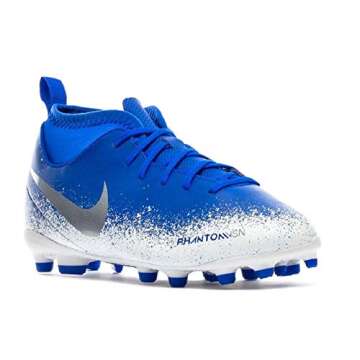 Jr. Phantom Vision Club Dynamic Fit MG Soccer Cleats for Young Athletes (Size 12.5)