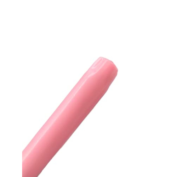 Elegant Baby Pink Taper Candles Dripless Set of 12 for Occasions