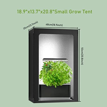 Reetsing Small Grow Tent for Compact Indoor Hydroponics