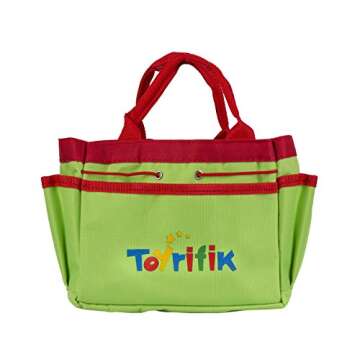 Little Gardener Tool Set with Garden Tools Bag for Kids Gardening - Kit includes Watering Can, Child...